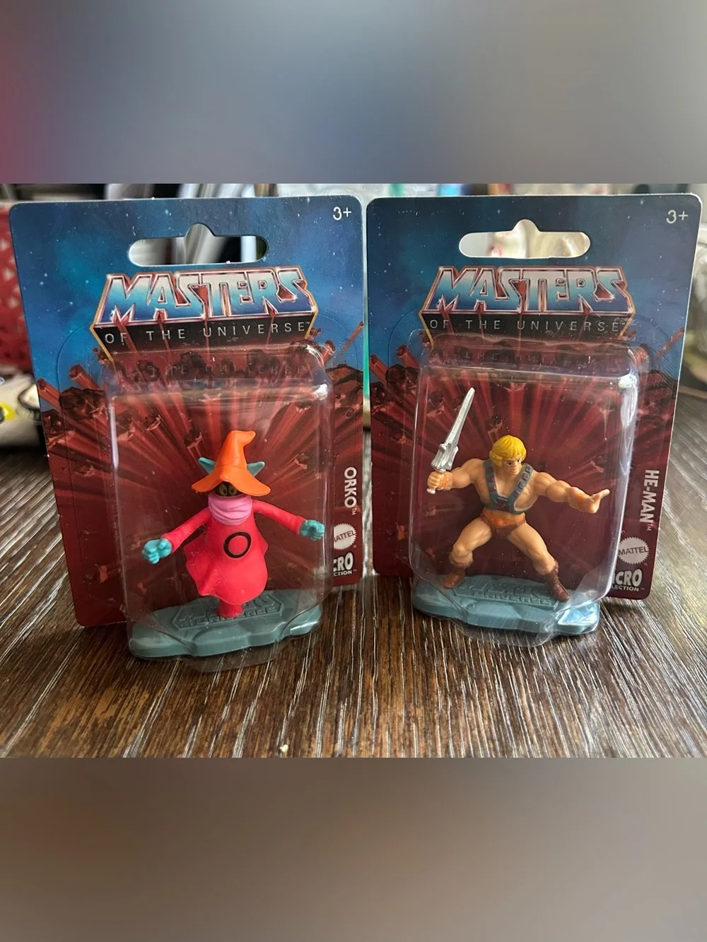 Mattel Masters of the Universe Orko & He-Man Figures - NEW IN BOX - collectibles